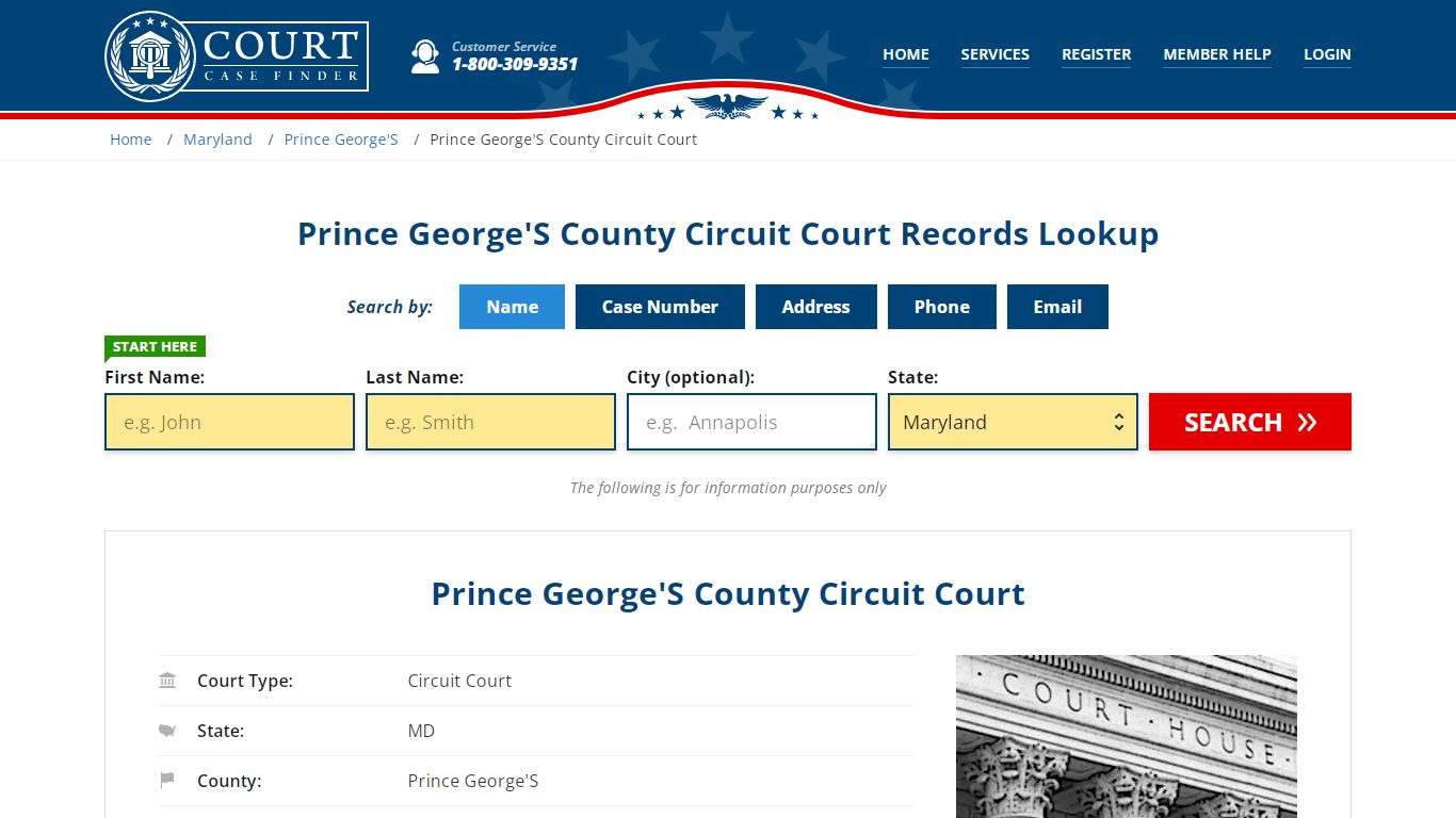 Prince George'S County Circuit Court Records Lookup